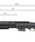 Airsoft Gun A&K Bravo Full Metal M870 Tactical Tac Shot Airsoft Shotgun (Color: Black)