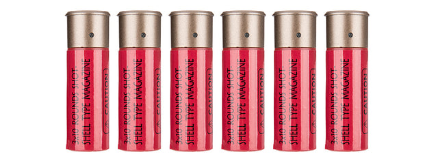 Sg-Sd01 30Rd Triple Shot Airsoft Shotgun Shells (Red)