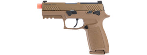Sig Sauer ProForce P320 M18 MHS Airsoft Gas Blowback Pistol (Color: Tan)