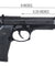 Tokyo Marui M92F Military Airsoft Gas Blowback Pistol (Black)