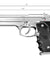 Tokyo Marui M92F Chrome Stainless Finishing Airsoft Gas Blowback Pistol (Color: Chrome)