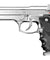 Tokyo Marui M92F Chrome Stainless Finishing Airsoft Gas Blowback Pistol (Color: Chrome)