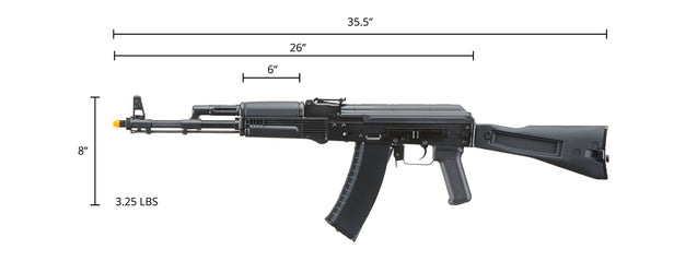 Airsoft Gun Tokyo Marui AK74MN Next Generation Recoil Shock System Airsoft AEG Rifle (Color: Black)