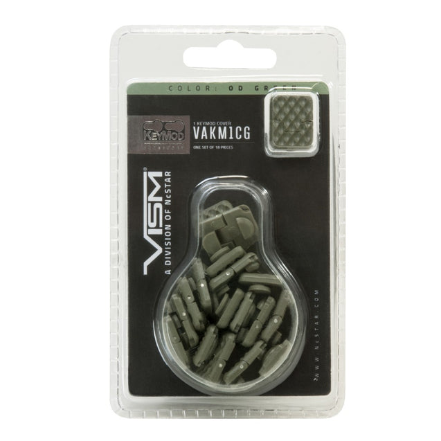 KeyMod 1 Slot Covers for m  ing KeyMod Handguards More Comfortable - Green