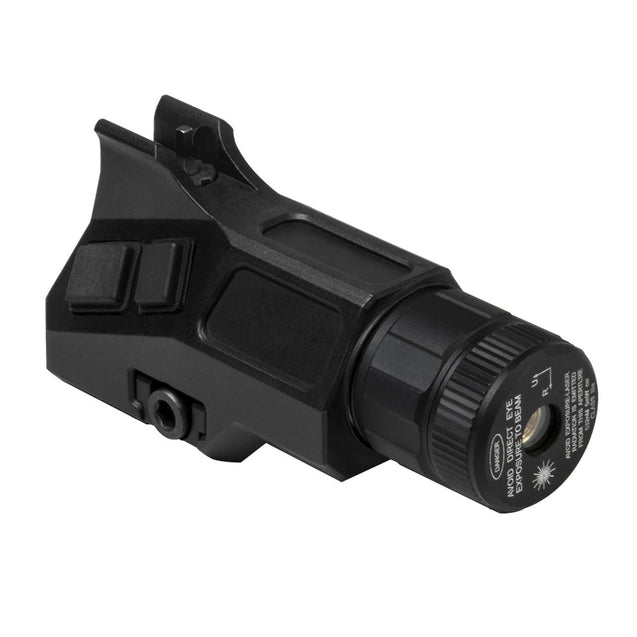 Green Laser with Strobe and A2 Iron Front Sight Post for Weaver Rails