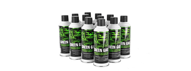 Valken Tactical 12-Pack 8OZ Green Gas Case For Airsoft Guns