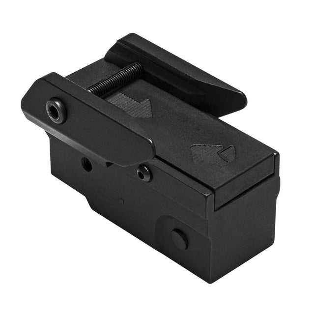 Compact Pistol Blue Laser w/Strobe And KeyMod UnderMount - Black