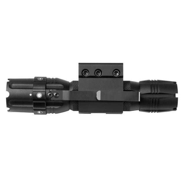 Pro Series Hunting flashlight with Green LED 3W 250 Lumen and Rail Mount