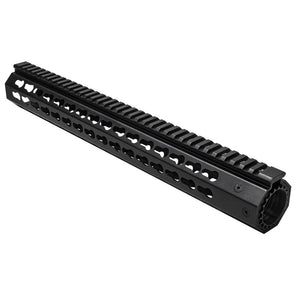 NcSTAR Vism Keymod Float Handguard Black 15 in Length Vmarffkmr