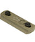 Vism Vmkm3t Keymod Aluminum 3 Slot Short Rail Tan / FDE