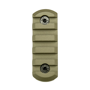 Vism Vmkm3t Keymod Aluminum 3 Slot Short Rail Tan / FDE