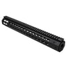 NcSTAR Vism M and P 15-22 Keymod Float Handguard Black 15 in VMP22FFKMR