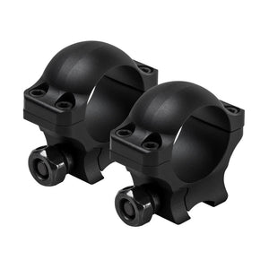 NcSTAR 1" Hunter Rings 3/8 Dovetail Matte Black VR38D09