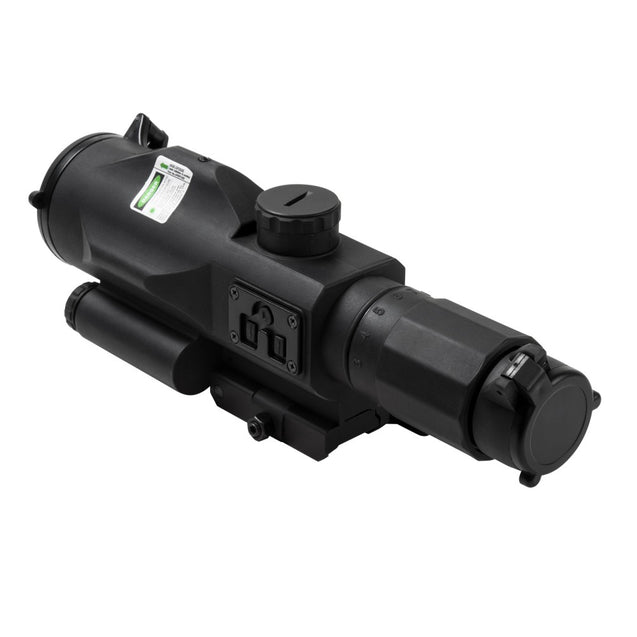 Gen3 SRT 3-9X40 Scope with Green Laser & Quick Release Mount - P4 Sniper Black