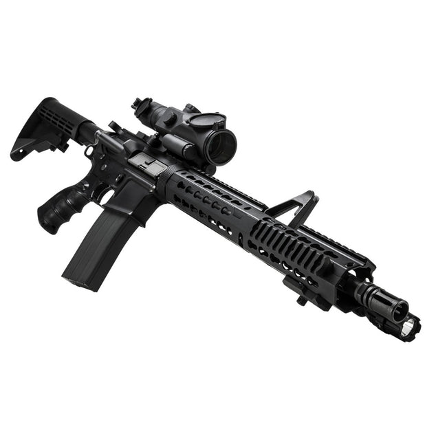 Gen3 SRT 3-9X40 Scope with Green Laser & Quick Release Mount - P4 Sniper Black