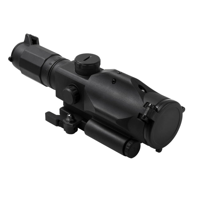 Gen3 SRT 3-9X40 Scope with Green Laser & Quick Release Mount - P4 Sniper Black