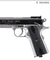 Win Gun Sport 1911 CO2 Non-Blowback Airsoft Pistol w/ Accessory Rail (Color: Black / Silver)
