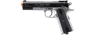 Win Gun Sport 1911 CO2 Non-Blowback Airsoft Pistol w/ Accessory Rail (Color: Black / Silver)