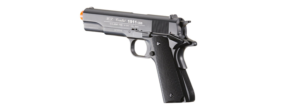 Wingun WinGun Full Metal Sport 613 1911 CO2 Half Blowback Pistol (Color: Blac ...
