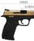 WE Tech Big Bird Full Metal Gas Blowback Airsoft Pistol (Titanium Gold)