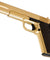 WE Tech 1911 A1 Gold Plated Airsoft Gas Blowback Pistol (Gold)