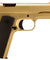 WE Tech 1911 A1 Gold Plated Airsoft Gas Blowback Pistol (Gold)