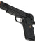 We Tech 1911 Full Metal Meu Airsoft Gas Blowback Pistol (Black)