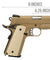 WE Tech Kimber Style 1911 Gas Blowback Airsoft Pistol (Tan)