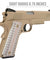 WE Tech Full Metal 1911 M45A1 Gas Blowback Airsoft Pistol (Tan)
