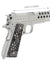 WE Tech 1911 Hex Cut Gen. 2 Gas Blowback Airsoft Pistol (SILVER)