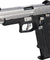 WE Tech P-Virus Two-Tone Gas Blowback Airsoft Pistol (BLACK/SILVER)