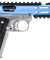 WE-Tech Galaxy 1911 Gas Blowback Airsoft Pistol (Color: Blue Slide w/ Silver Lower)
