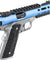 WE-Tech Galaxy 1911 Gas Blowback Airsoft Pistol (Color: Blue Slide w/ Silver Lower)