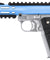 WE-Tech Galaxy 1911 Gas Blowback Airsoft Pistol (Color: Blue Slide w/ Silver Lower)