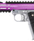 WE-Tech Galaxy 1911 Gas Blowback Airsoft Pistol (Color: Purple Slide w/ Silver Lower)