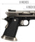 We Tech 3.8 Hi-Capa Deinonychus Gas Blowback Airsoft Pistol 