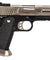 WE-Tech Hi-Capa 3.8 Brontosaurus Full Auto Gas Blowback Pistol (Silver)