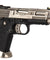 WE-Tech Hi-Capa 3.8 Brontosaurus Full Auto Gas Blowback Pistol (Silver)