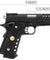 We Tech 1911 5.1 Hi-Capa Hyper Speed "Skeletor" Gas Blowback Airsoft Pistol 