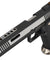 WE Tech 1911 Hi-Capa T-Rex Competition Gas Blowback Airsoft Pistol W/ Sight Mount & Top Ports (Two Tone / Silver)