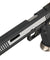WE Tech 1911 Hi-Capa T-Rex Competition Gas Blowback Airsoft Pistol W/ Sight Mount (Two Tone / Silver)