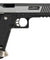 WE Tech 1911 Hi-Capa T-Rex Competition Gas Blowback Airsoft Pistol W/ Sight Mount (Two Tone / Silver)