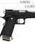 We Tech 1911 Hi-Capa T-Rex Competition Gas Blowback Airsoft Pistol Gun W/ Top Ports 