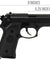 WE Tech Full Metal M9 Semi Automatic Gas Blowback Pistol (Black)