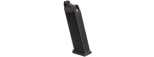 We-Tech Galaxy GX001 26 Round Metal Green Gas Magazine (Color: Black)