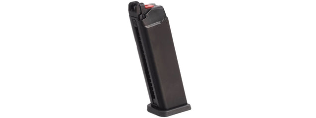 We-Tech Galaxy GX001 26 Round Metal Green Gas Magazine (Color: Black)