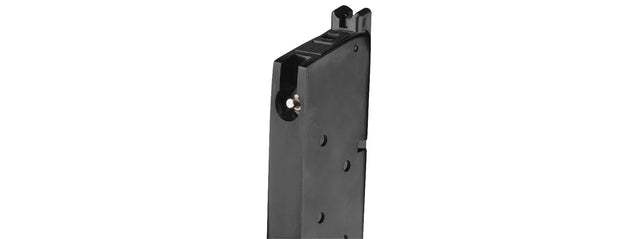 We M1911 MEU Single Stack 15rd Airsoft Gas Blowback Magazine (Black)