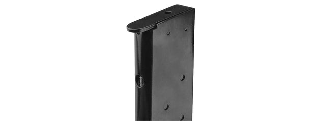 We M1911 MEU Single Stack 15rd Airsoft Gas Blowback Magazine (Black)