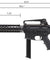 WE-Tech M4 RIS PCC Gas Blowback Airsoft Rifle (Color: Black)