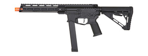 Zion Arms R&D Precision Licensed PW9 Mod 1 Long Rail Airsoft Rifle with Delta Stock (Color: Black)